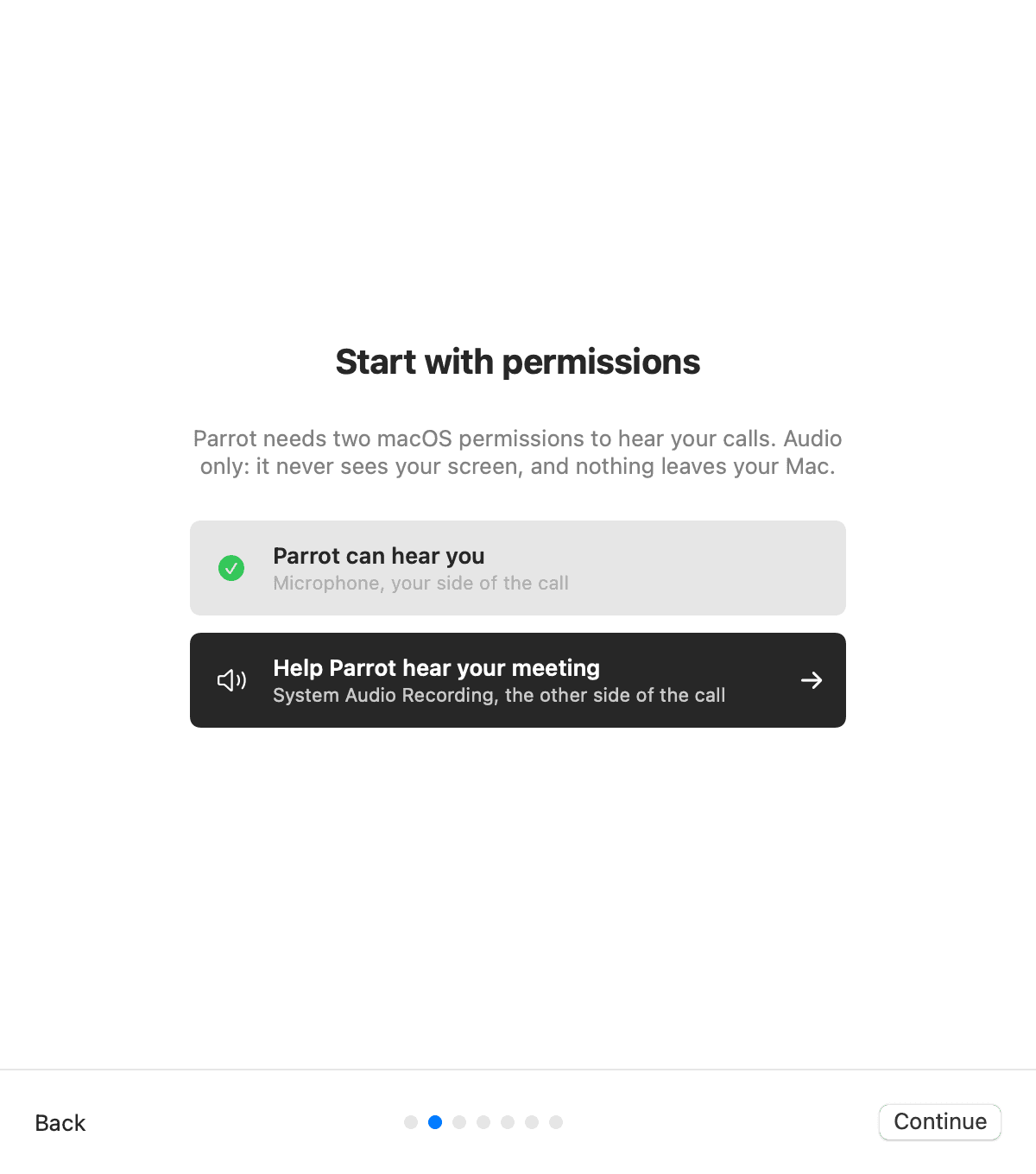 Allow two permissions